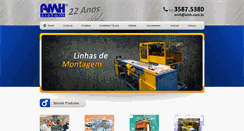 Desktop Screenshot of amh.com.br