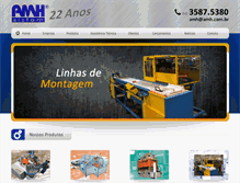 Tablet Screenshot of amh.com.br